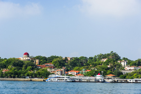 The scenery of Gulangyu island, China.の写真素材