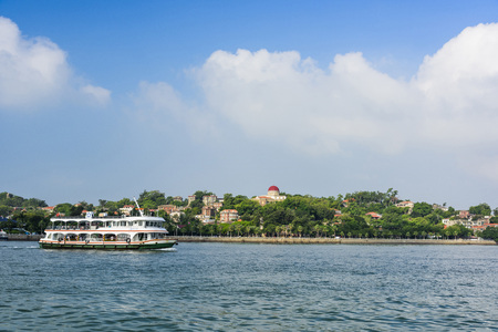 The scenery of Gulangyu island, China.の写真素材