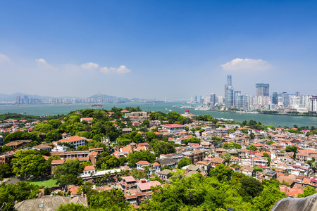 The scenery of Gulangyu island, China.の写真素材