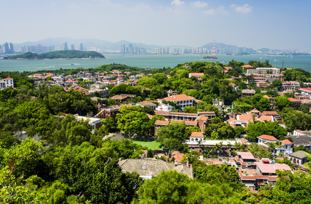 The scenery of Gulangyu island, China.の写真素材