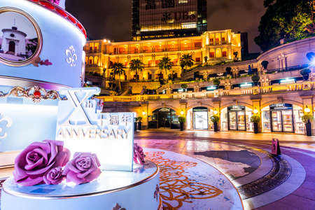 1881 heritage is a famous luxury shopping mall and popular tourist attraction in Tsim Sha Tsui area, Hong Kong.のeditorial素材