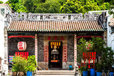 Pak Tai Temple in Taipa, Macau.のeditorial素材