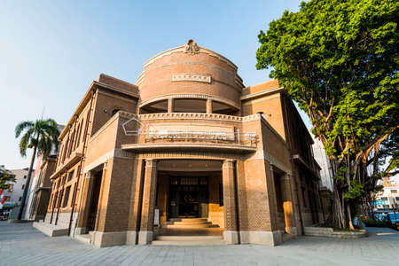 The building view of Tainan City Art Museum 1 BLDG, Former Japanese Colonial Time Tainan Police Agency.のeditorial素材