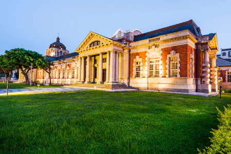 Building exterior of the Tainan Judicial Museum (Former Tainan District Court) in Taiwan. it was originally constructed as a courthouse in 1914 during the Japanese rule of Taiwan.のeditorial素材