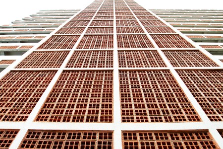 office building and skyの写真素材