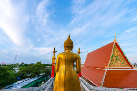 Wat Chinnawararam Worawihan is a beautiful temple in Pathum Thani Province in Thailand.