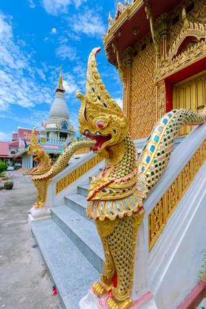 Bangkadi Temple is a beautiful temple in Pathum Thani Province in Thailand.の写真素材