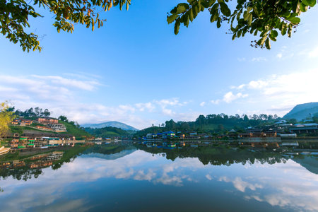 Baan Rak Thai in Mae Hong Son Province in Thailand