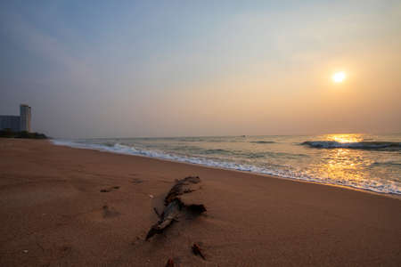 Beautiful sea views and beaches with the morning sun.の写真素材