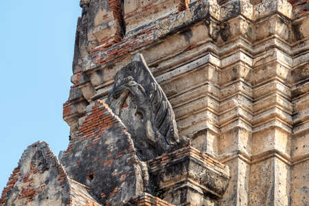 Chaiwatthanaram Temple, an important ancient religious attraction in Phra Nakhon Si Ayutthaya in Thailand.の写真素材