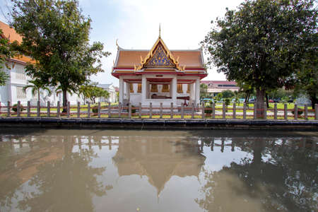 Wat Benchamabophit Dusitwanaram It is an important religious tourist destination. And it is popular with tourists from all over the world in Bangkok in Thailand.の写真素材
