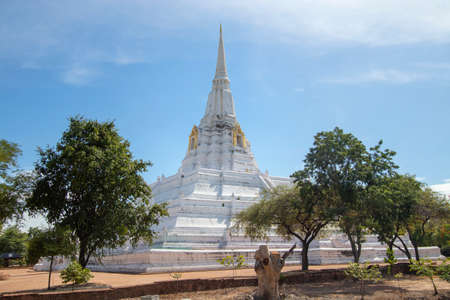 The Temple of the Golden Mount is an important ancient religious attraction in Phra Nakhon Si Ayutthaya Province in Thailand.の写真素材
