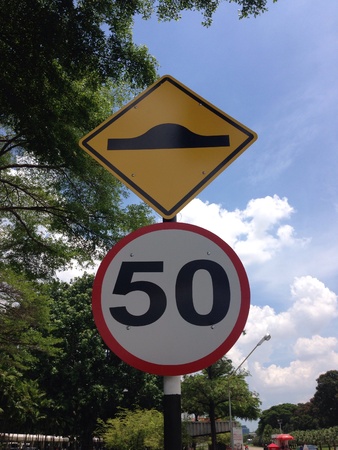Speed limit signsの素材