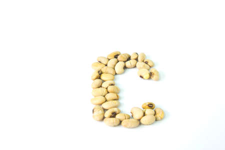 word with soy beanの写真素材