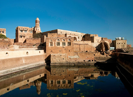 kawkaban water cistern in yemen