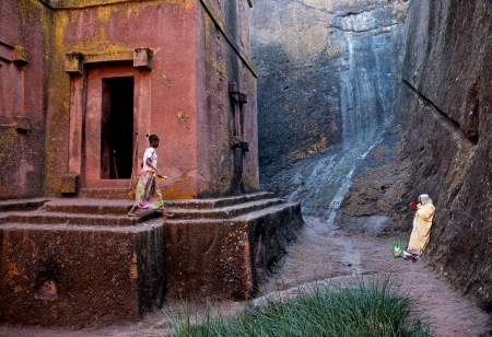 church in lalibela ethiopiaのeditorial素材