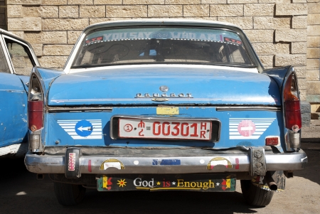 ethiopian taxi in harar ethiopiaのeditorial素材