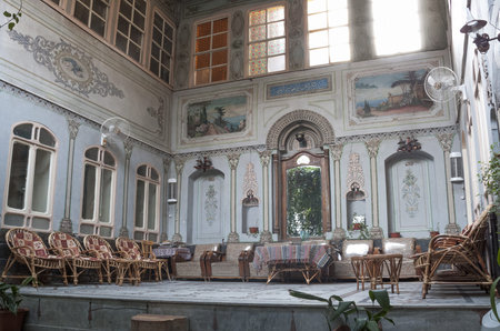 al rabie hotel classic interior in damascus syria