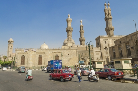 cairo old town in egypt mosqueのeditorial素材