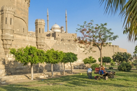 cairo citadel in egypt landmarkのeditorial素材