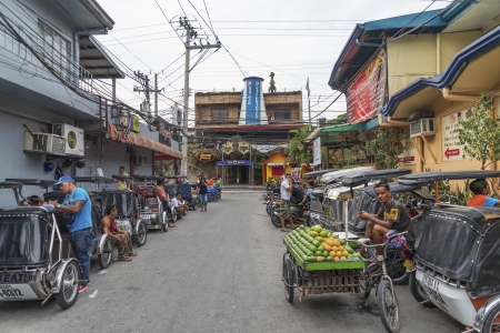 angeles city fields avenue red light district philippinesのeditorial素材