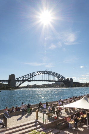 sydney harbour bridge in australiaのeditorial素材