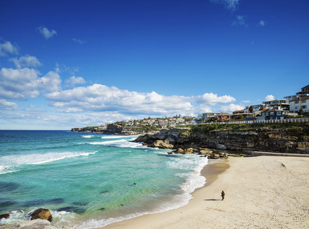 tamarama beach view near bondi on sydney australia coastのeditorial素材