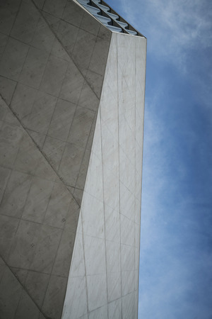 casa da musica concert hall landmark modern architecture detail in porto portugalのeditorial素材