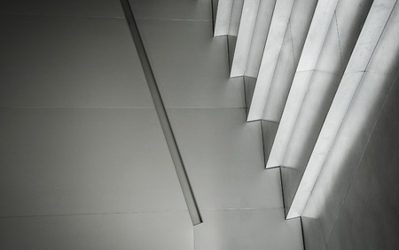 abstract grey background of contemporary minimal architecture interior design detailの写真素材