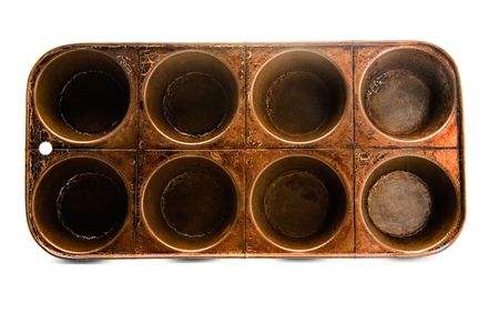 Serving tray isolated over whiteの写真素材