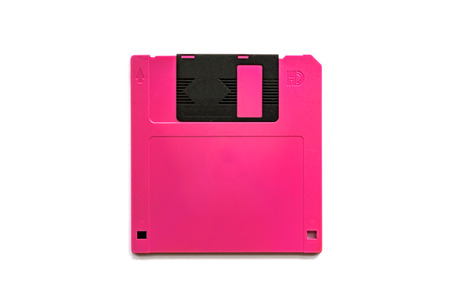 Floppy disk magnetic computer isolated on a white background.の写真素材