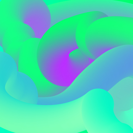abstract smooth wavy backgroundのイラスト素材