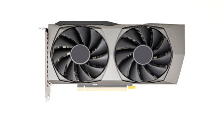 gaming GPU graphics processing unitの写真素材