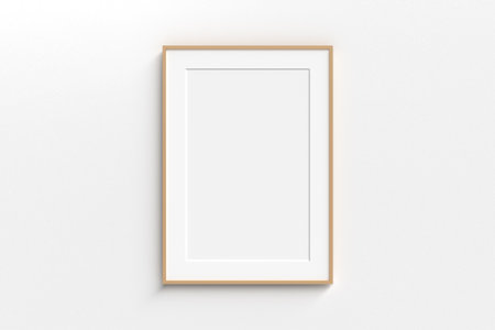 picture or poster frame mock up. 3d illustrationの写真素材