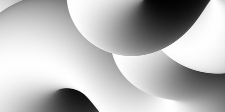 black and white gradient background. vector abstract wallpaperのイラスト素材