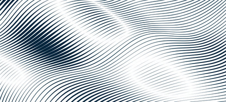 blue wavy lines background. abstract vector wallpaperのイラスト素材