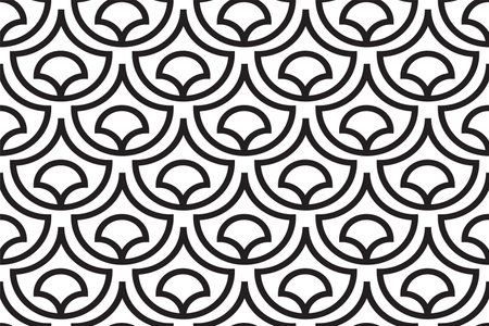 seamless pattern. geometric seamless background. vector wallpaperのイラスト素材