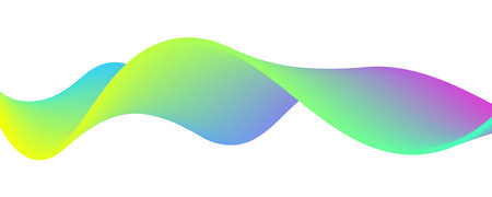 colorful motion sound wave. abstract background. Vector illustrationのイラスト素材