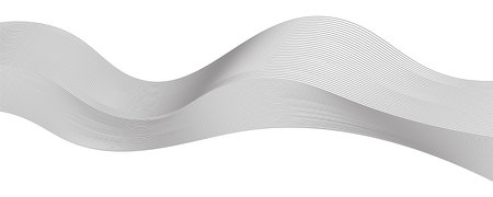 abstract black and white vector wave background.のイラスト素材