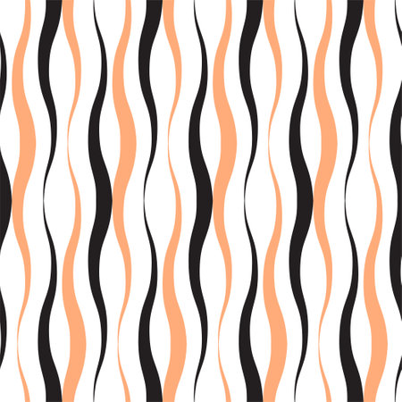 seamless wavy pattern. vector illustrationのイラスト素材