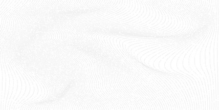 3D Vector wave dotted pattern. smooth dynamic curve flowing. Vector illustrationのイラスト素材