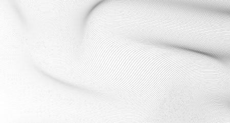 vector Illustration of the gradient pattern of black lines on white background.のイラスト素材