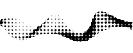 abstract Halftone faded gradient texture. Grunge halftone background. Monochrome gradient background. Vector illustrationのイラスト素材