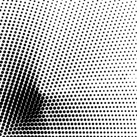 grunge grid polka dot halftone background pattern. Spotted black and white illustration. Vector illustrationのイラスト素材
