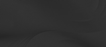 Black abstract background design. wavy line pattern, dark horizontal . Vector illustrationのイラスト素材
