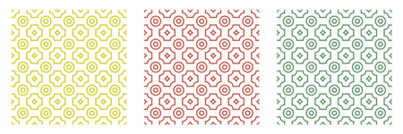 seamless pattern. colored geometric backgrounds. Vector illustrationのイラスト素材