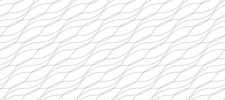 Black and white abstract wavy lines background. Vector illustrationのイラスト素材