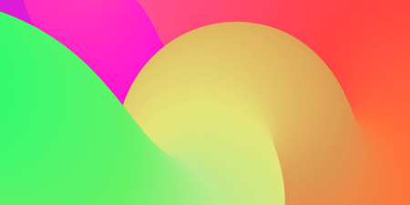 abstract gradient swirling shape isolated. Vector illustration