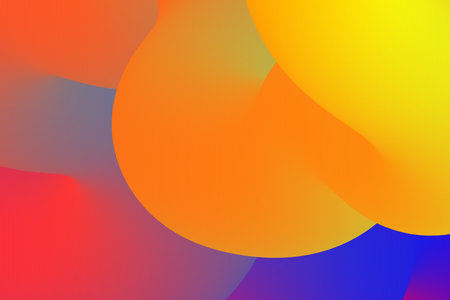 abstract gradient swirling shape isolated. Vector illustrationのイラスト素材