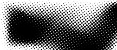 faded gradient halftone dots background. Vector illustrationのイラスト素材